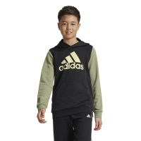 adidas Essentials Big Logo Colorblock Hoodie Kinder - schwarz/olivgr&uuml;n-164