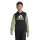 adidas Essentials Big Logo Colorblock Hoodie Kinder - schwarz/olivgrün-164