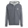 adidas Essentials 3-Streifen Full-Zip Hoodie Herren - grau/weiß - XL