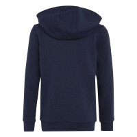 adidas Essentials 3-Streifen Fleece Full-Zip Hoodie Kinder - navy/weiß - 128