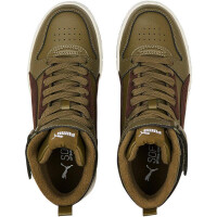 Puma Rebound Game Mid Sneaker Kinder - grün/braun - 36