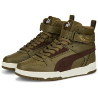 Puma Rebound Game Mid Sneaker Kinder - grün/braun - 38.5