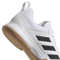 adidas Ligra 7 Indoor Hallenschuhe Kinder - weiß/schwarz - 33