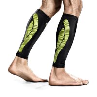 Select Kompressions-Wadenbandage Herren - schwarz/gelb-XL