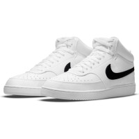 Nike Court Vision Next Nature Mid-Top Sneaker Herren - weiß/schwarz-43
