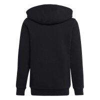 adidas Essentials 3-Streifen Fleece Full-Zip Hoodie Kinder - schwarz/weiß - 140
