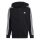 adidas Essentials 3-Streifen Fleece Full-Zip Hoodie Kinder - schwarz/weiß - 140