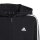 adidas Essentials 3-Streifen Fleece Full-Zip Hoodie Kinder - schwarz/weiß - 140