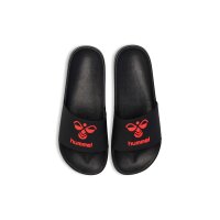 hummel Hml Essential Badelatschen - black/chinese red - 44