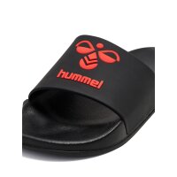 hummel Hml Essential Badelatschen - black/chinese red - 44