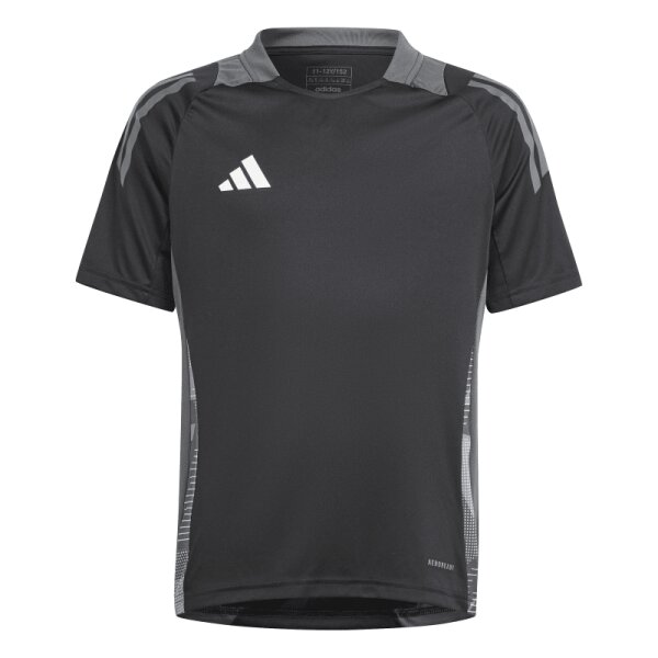 adidas Tiro 24 Competition Trainingstrikot Kinder - schwarz/grau
