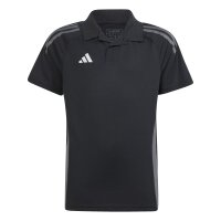 adidas Tiro 24 Competition Poloshirt Kinder - schwarz/weiß