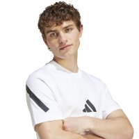 adidas Z.N.E. T-Shirt Herren - weiß/schwarz
