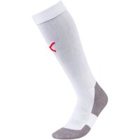Puma teamLIGA Core Stutzen - weiß/rot