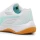 Puma Solarflash III Hallenschuhe Kinder - weiß/türkis-35.5