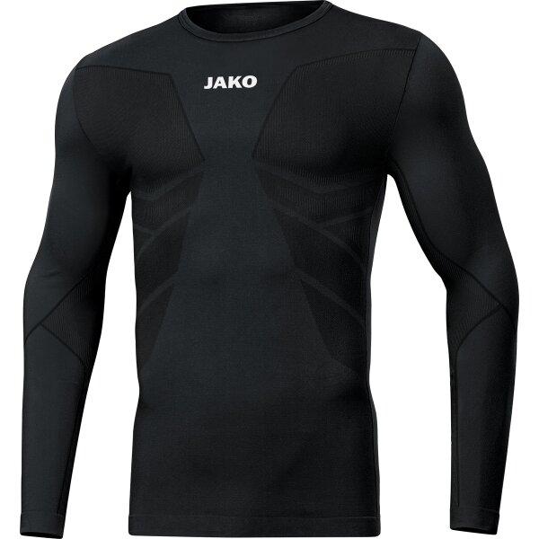Jako Longsleeve Comfort 2.0 Kinder - schwarz - XS