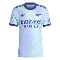 adidas FC Arsenal London 3rd Trikot 24/25 Herren - hellblau/lila - XS