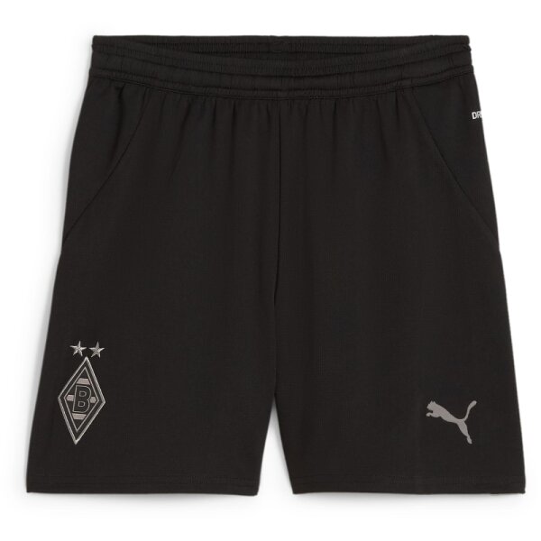 Puma Borussia Mönchengladbach Shorts 24/25 Kinder - schwarz/silber-116