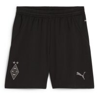 Puma Borussia Mönchengladbach Shorts 24/25 Kinder - schwarz/silber-116