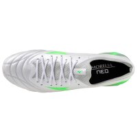 Mizuno Morelia Neo Beta Elite MD FG Herren - weiß/grün-42