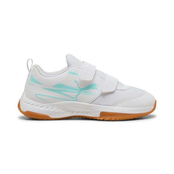 Puma Varion II Hallenschuhe Kinder - weiß/türkis-28