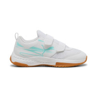 Puma Varion II Hallenschuhe Kinder - weiß/türkis-28