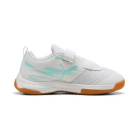 Puma Varion II Hallenschuhe Kinder - weiß/türkis-28