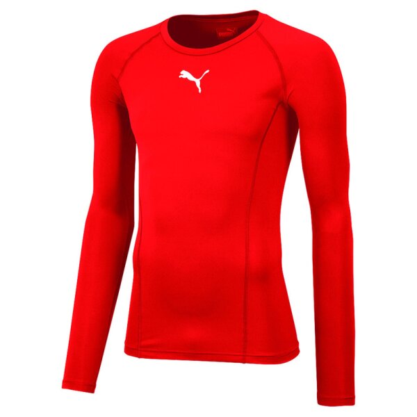 Puma Liga Baselayer Langarm Shirt Kinder - rot - 116
