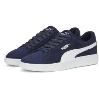 Puma Smash 3.0 Suede Sneaker Kinder - navy/weiß-35.5