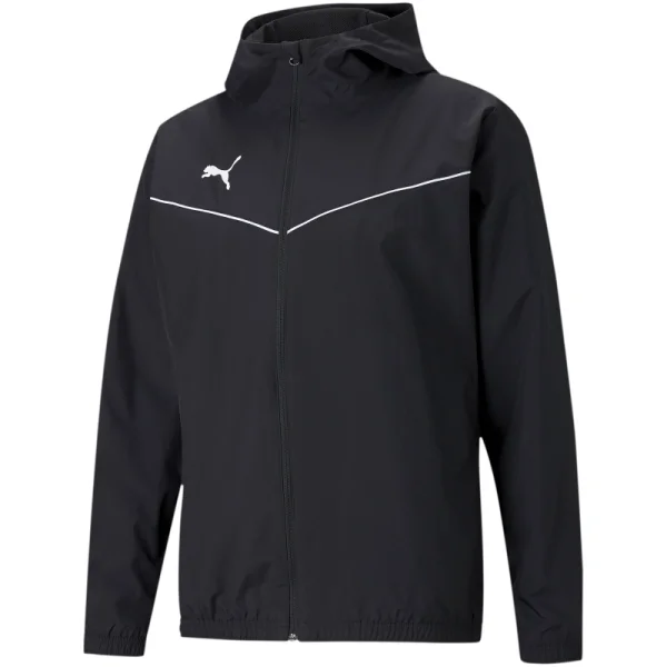 Puma teamRISE Allwetterjacke Herren - schwarz/weiß
