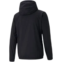 Puma teamRISE Allwetterjacke Herren - schwarz/weiß