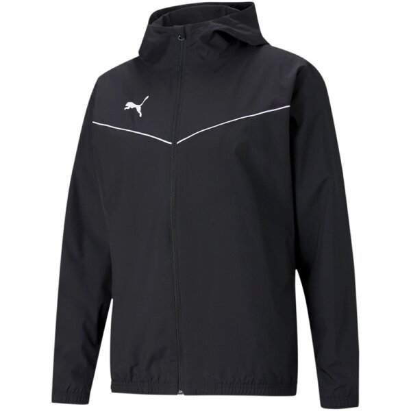 Puma teamRISE Allwetterjacke Herren - schwarz/weiß - L
