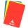 Select Schiedsrichterkarten Handball v24 - rot/gelb/blau - one size