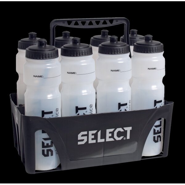 Select Trinkflaschenhalter - schwarz - für 8 Trinkflaschen