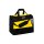 Erima Six Wings Sporttasche mit Bodenfach - gelb/schwarz - L