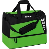 Erima Six Wings Sporttasche mit Bodenfach - green/schwarz...