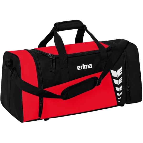 Erima Six Wings Sporttasche - rot/schwarz - M