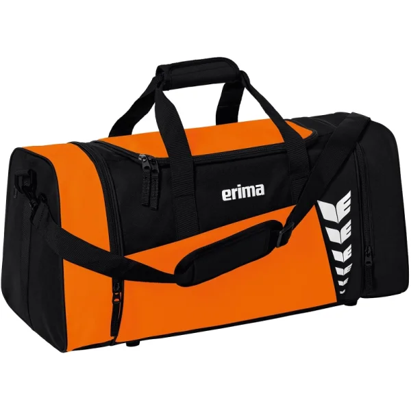 Erima Six Wings Sporttasche - orange/schwarz - L