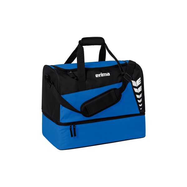 Erima Six Wings Sporttasche mit Bodenfach - new royal/schwarz - S