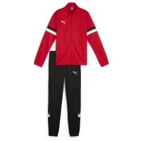 Puma teamRISE Trainingsanzug Kinder - rot/schwarz/weiß -116