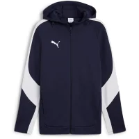Puma teamEVOSTRIPE Kapuzenjacke Herren - navy/weiß