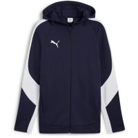 Puma teamEVOSTRIPE Kapuzenjacke Herren - navy/weiß