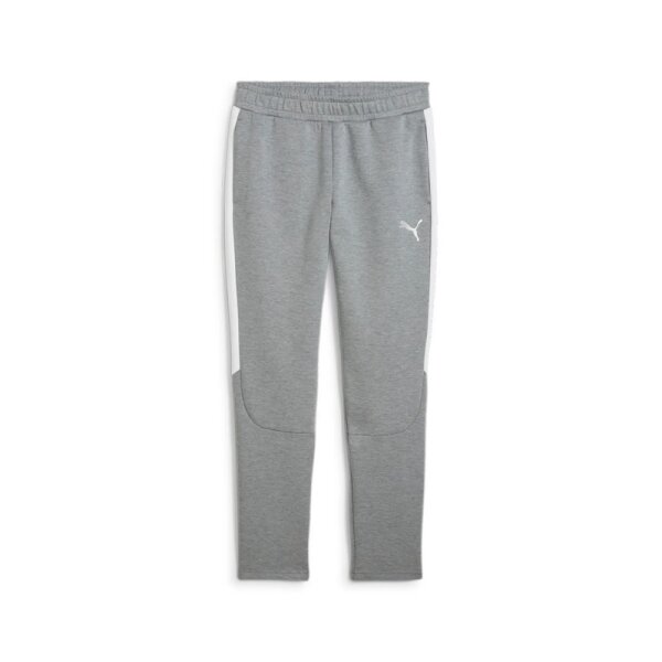 Puma teamEVOSTRIPE Jogginghose Herren - grau/weiß-L