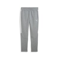 Puma teamEVOSTRIPE Jogginghose Herren - grau/weiß-L