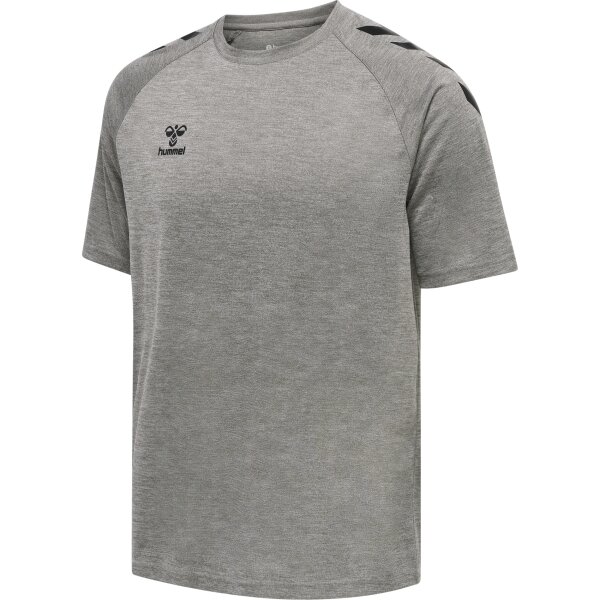 hummel Hmlcore Xk Core Poly T-Shirt S/S - grey melange - 2XL