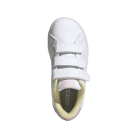 adidas Advantage Base 2.0 Kids Sneaker - weiß/pink - 28