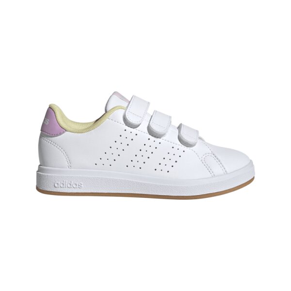 adidas Advantage Base 2.0 Kids Sneaker - weiß/pink - 30.5