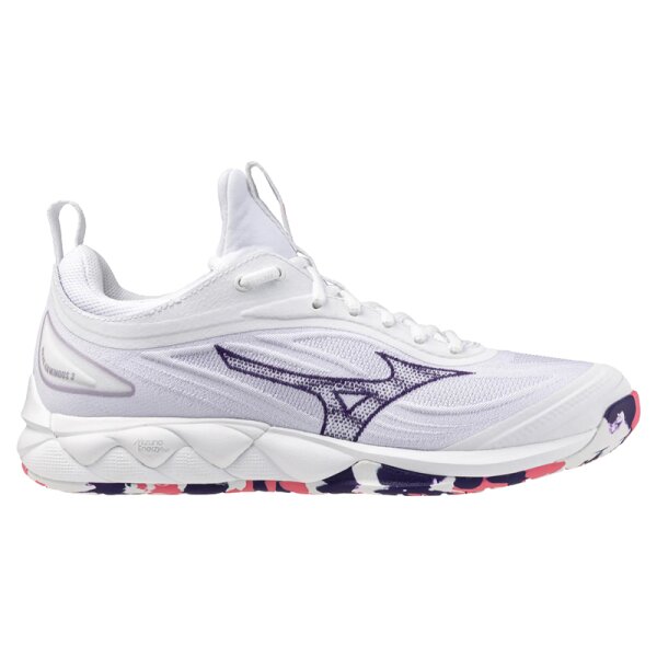 Mizuno Wave Lumminous 3 Hallenschuhe Damen - weiß/blau - 40,5