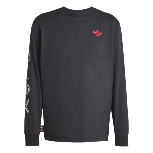 adidas Ajax Amsterdam Langarmshirt Herren - schwarz/rot/weiß - L
