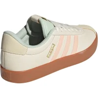 adidas VL Court 3.0 Sneaker Damen - beige/rosa/hellgrün-38 2/3